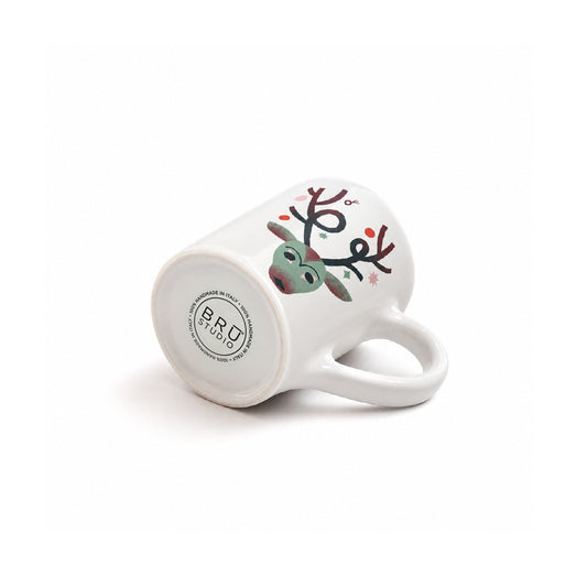 tazza in ceramica | reindeer - xmas edition - vista fondo