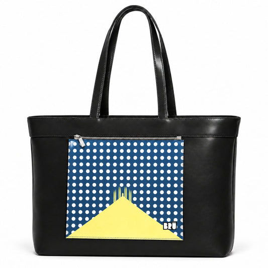 Borsa Biggy | Black – Milan Edition Blue – frontale