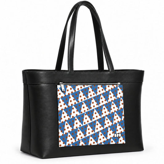 Borsa Biggy | Black – Naples Edition Blue – laterale