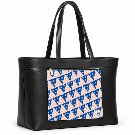 Borsa Biggy | Black – Naples Edition Pink – laterale