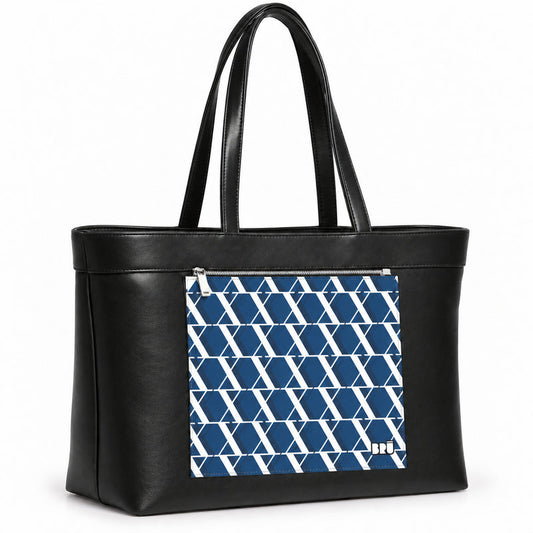 Borsa Biggy | Black – Rome Edition Blue – laterale