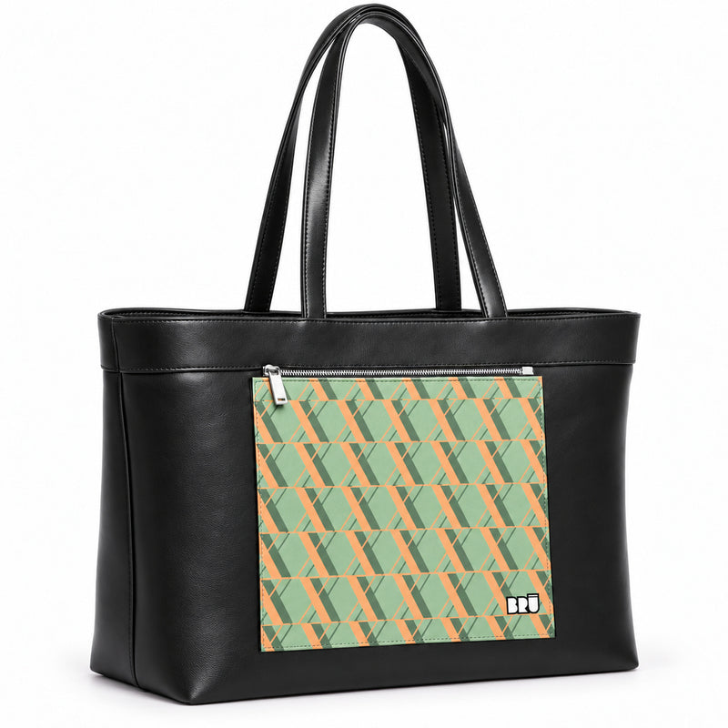 Borsa Biggy | Black – Rome Edition Green – laterale
