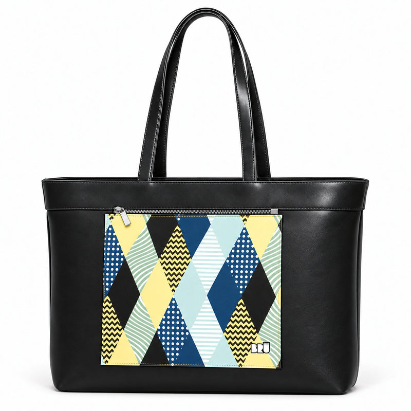 Borsa Biggy | Black – Venice Edition Blue – frontale
