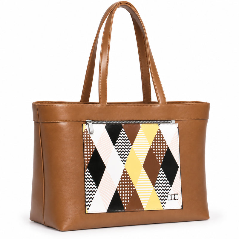 Borsa Biggy | Brown – Venice Edition Brown – laterale
