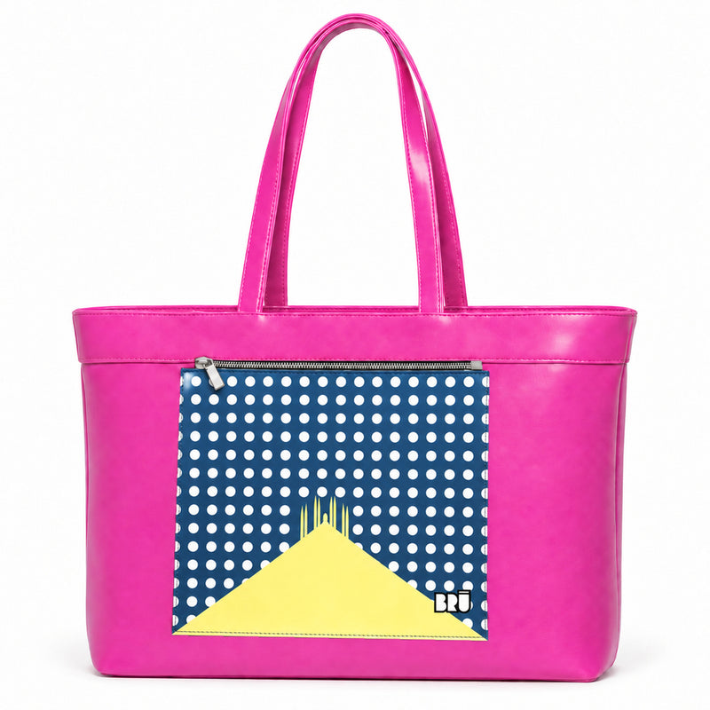 Borsa Biggy | Fuchsia – Milan Edition Blue – frontale