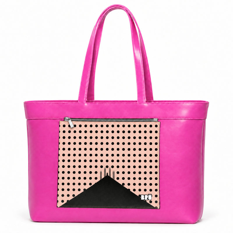 Borsa Biggy | Fuchsia – Milan Edition Pink – frontale
