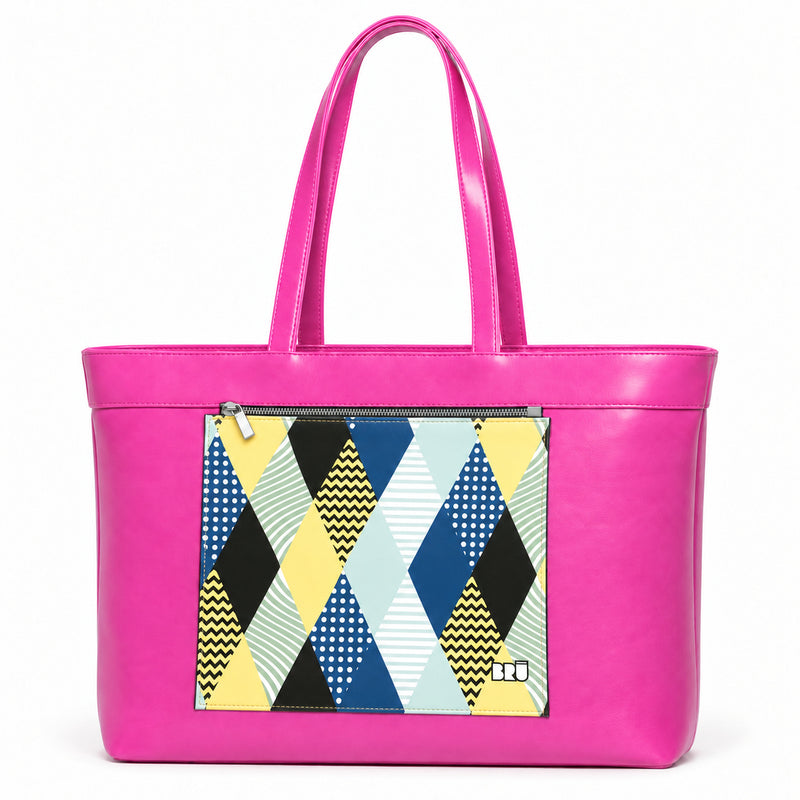 Borsa Biggy | Fuchsia – Venice Edition Blue – frontale