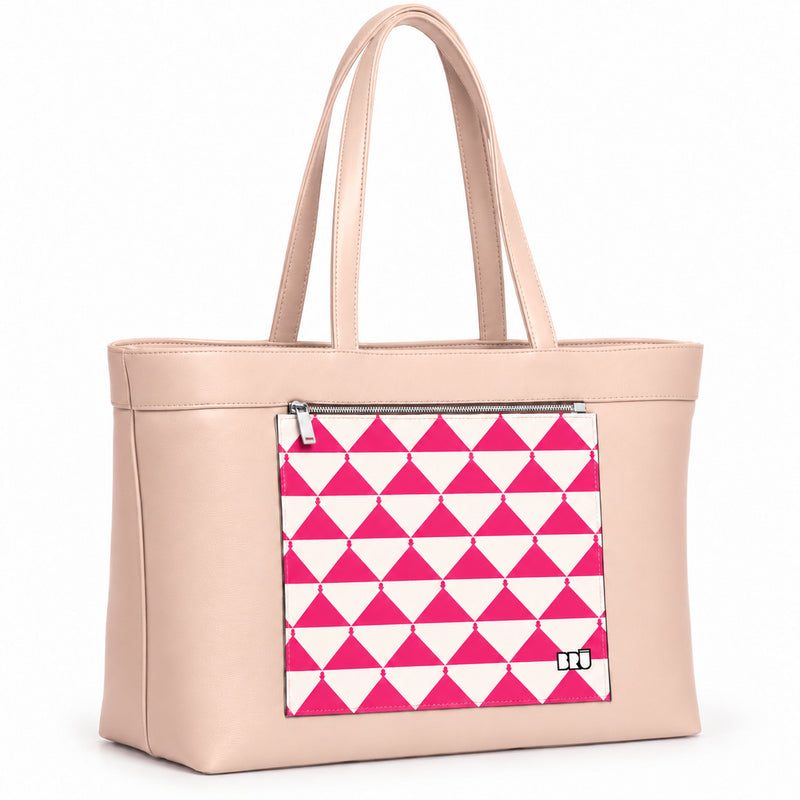 Borsa Biggy | Pink – Apulia Edition Fuchsia – laterale