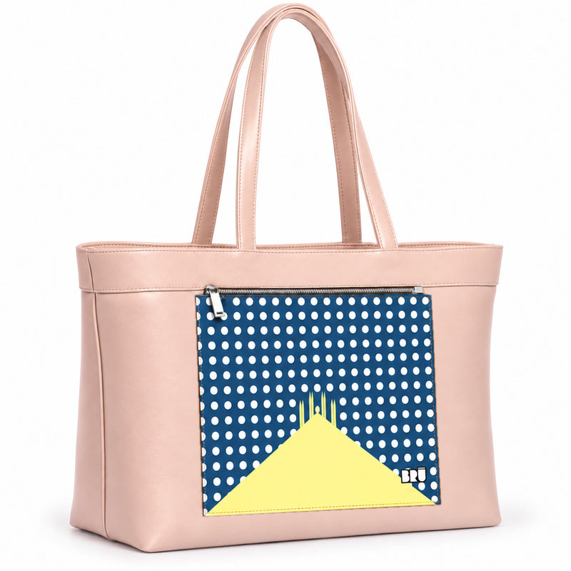 Borsa Biggy | Pink – Milan Edition Blue – laterale