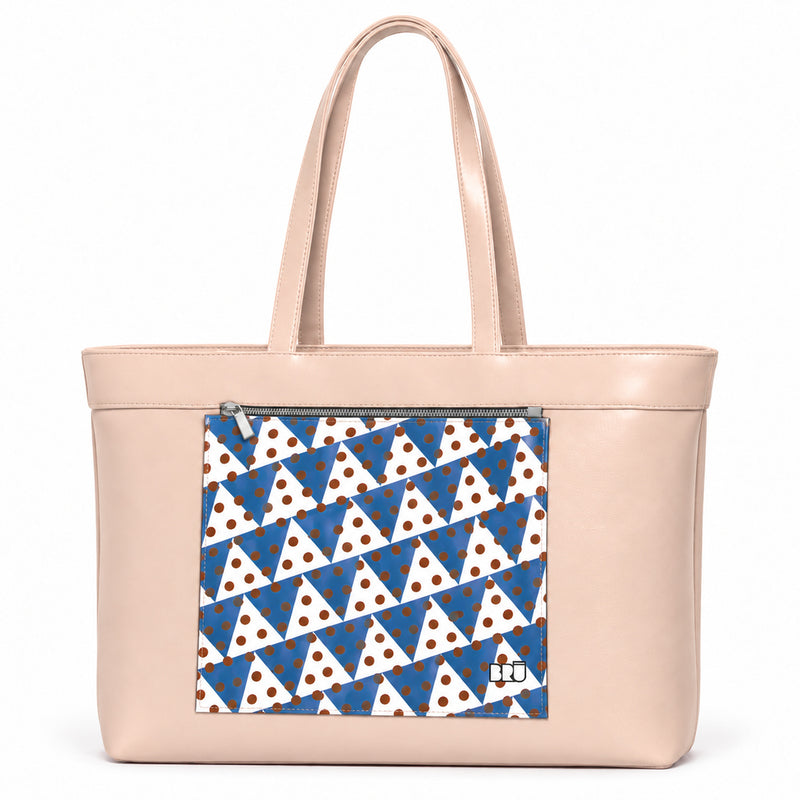Borsa Biggy | Pink – Naples Edition Blue – frontale