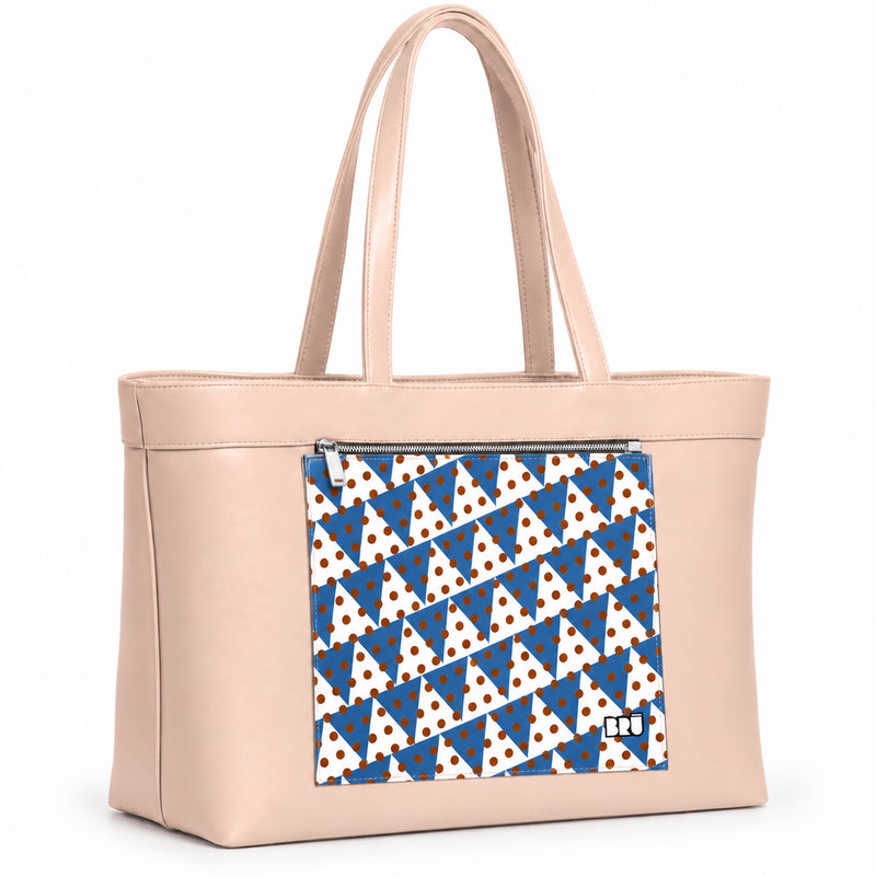 Borsa Biggy | Pink – Naples Edition Blue – laterale