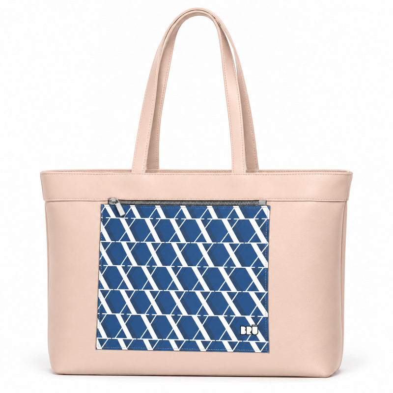 Borsa Biggy | Pink – Rome Edition Blue – frontale