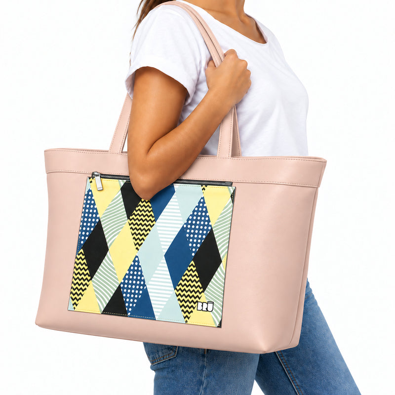 Borsa Biggy | Pink – Venice Edition Blue – indossata