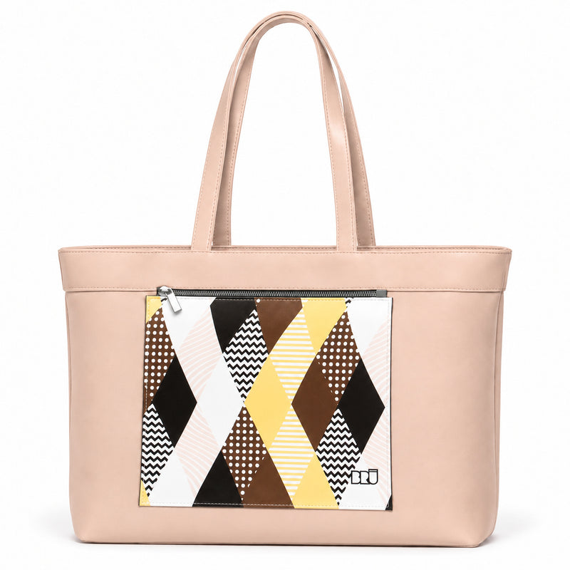 Borsa Biggy | Pink – Venice Edition Brown – frontale