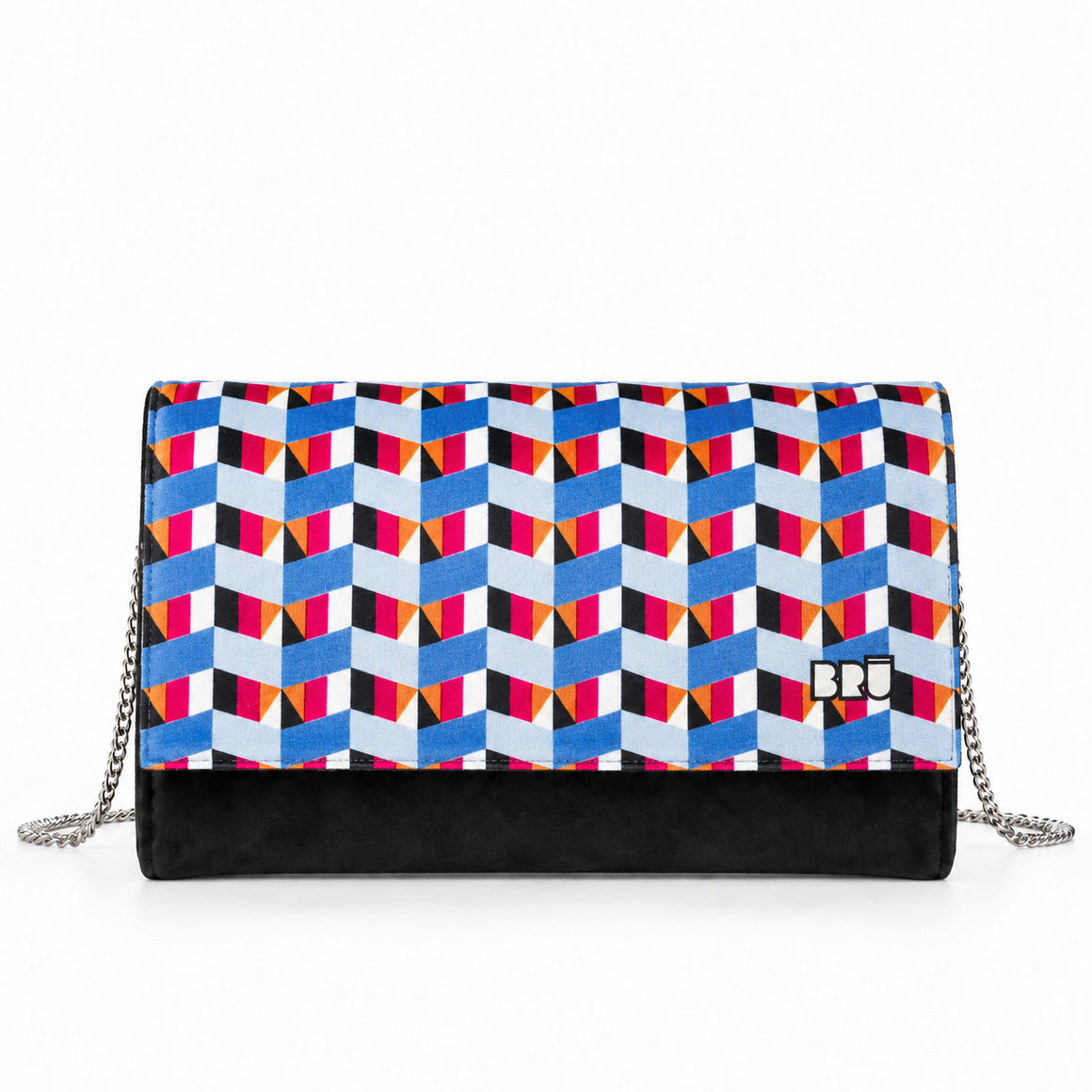 Borsa Muà | Black – Blue Tipi – frontale