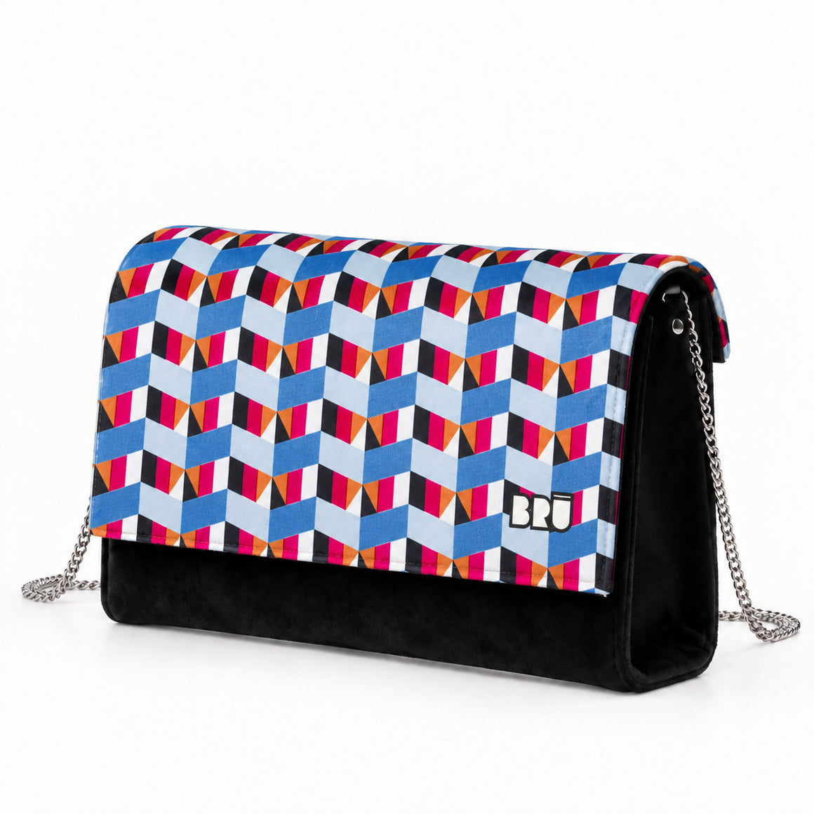 Borsa Muà | Black – Blue Tipi – laterale