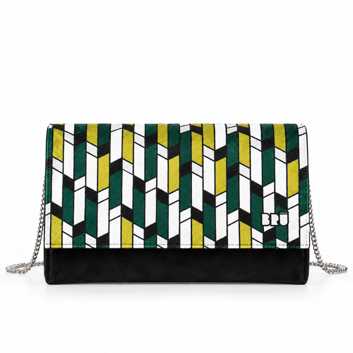 Borsa Muà | Black – Green Arrows – frontale