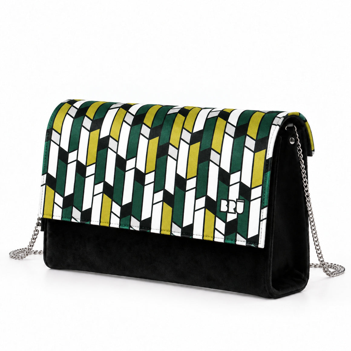 Borsa Muà | Black – Green Arrows – laterale