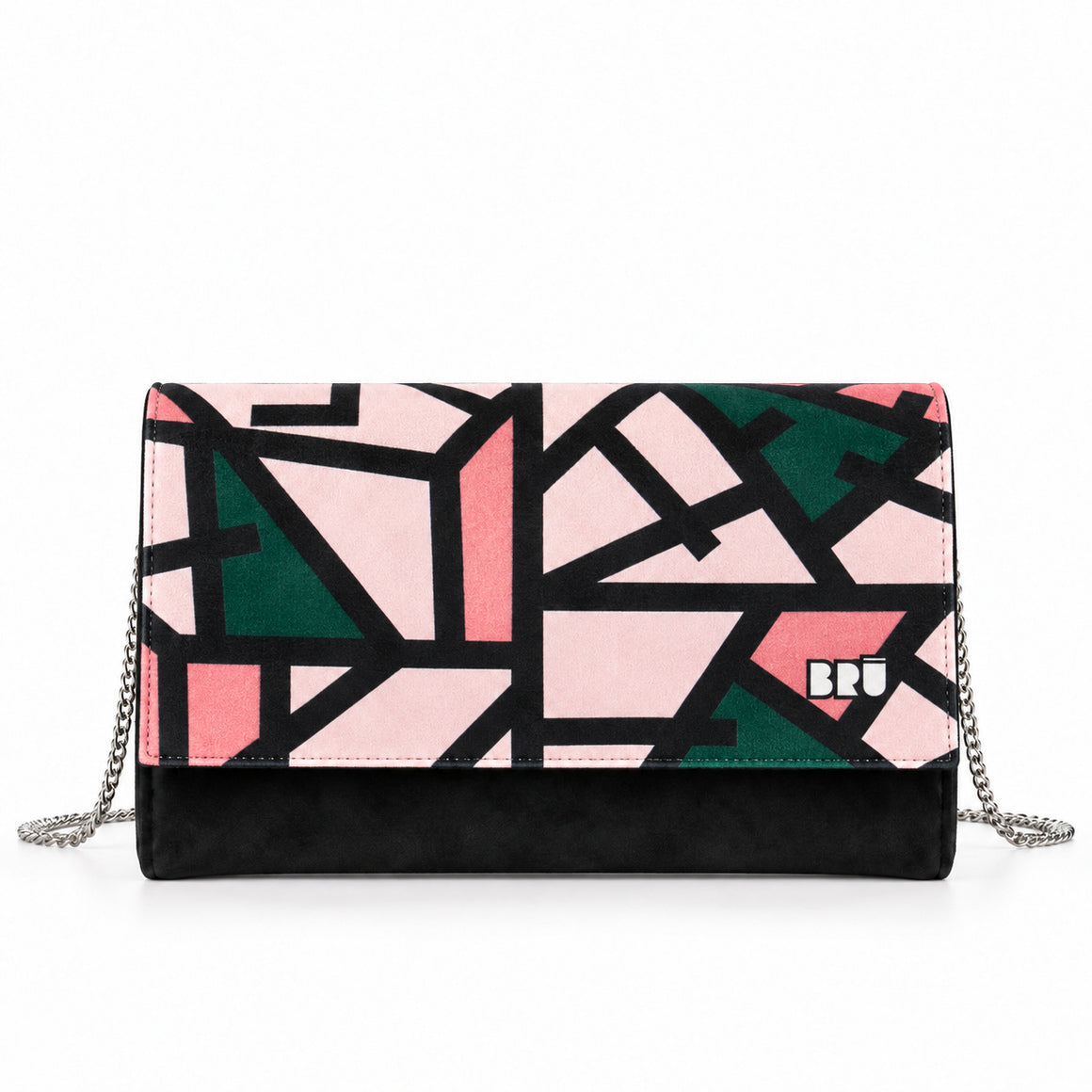 Borsa Muà | Black – Green Lines – frontale