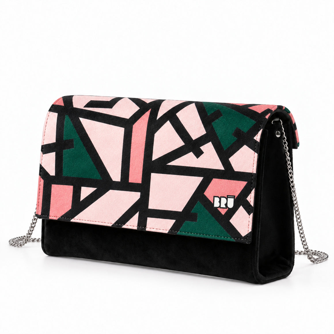 Borsa Muà | Black – Green Lines – laterale