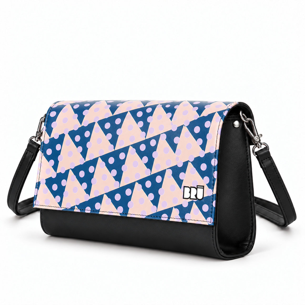 Borsa Muà | Black – Naples Edition Pink – laterale