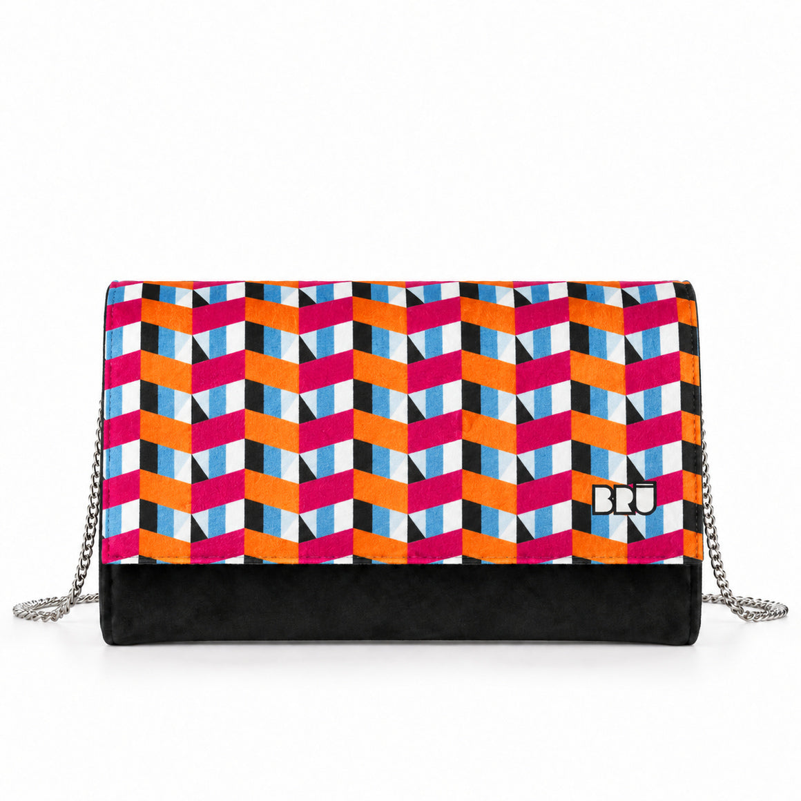 Borsa Muà | Black – Orange Tipi – frontale