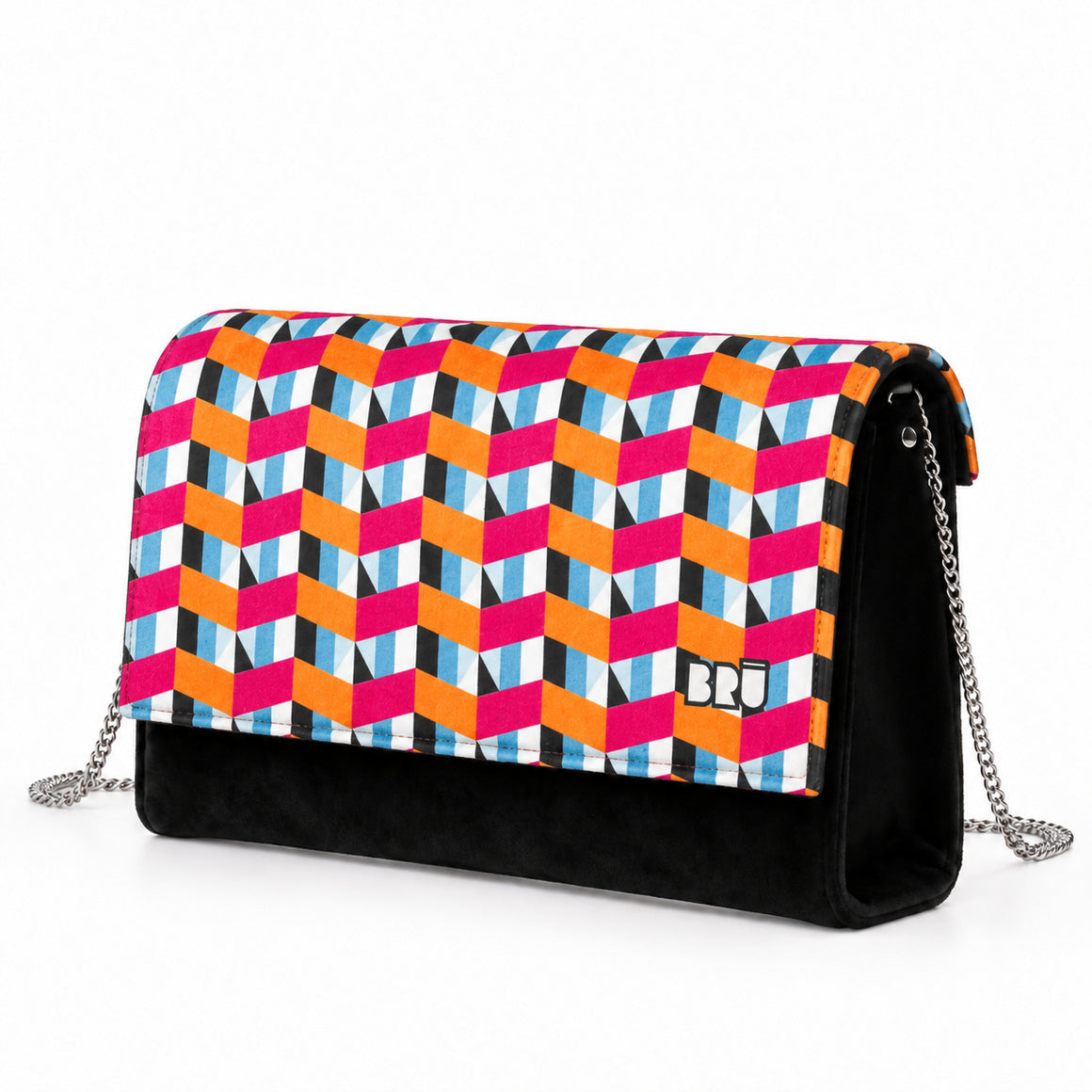 Borsa Muà | Black – Orange Tipi – laterale