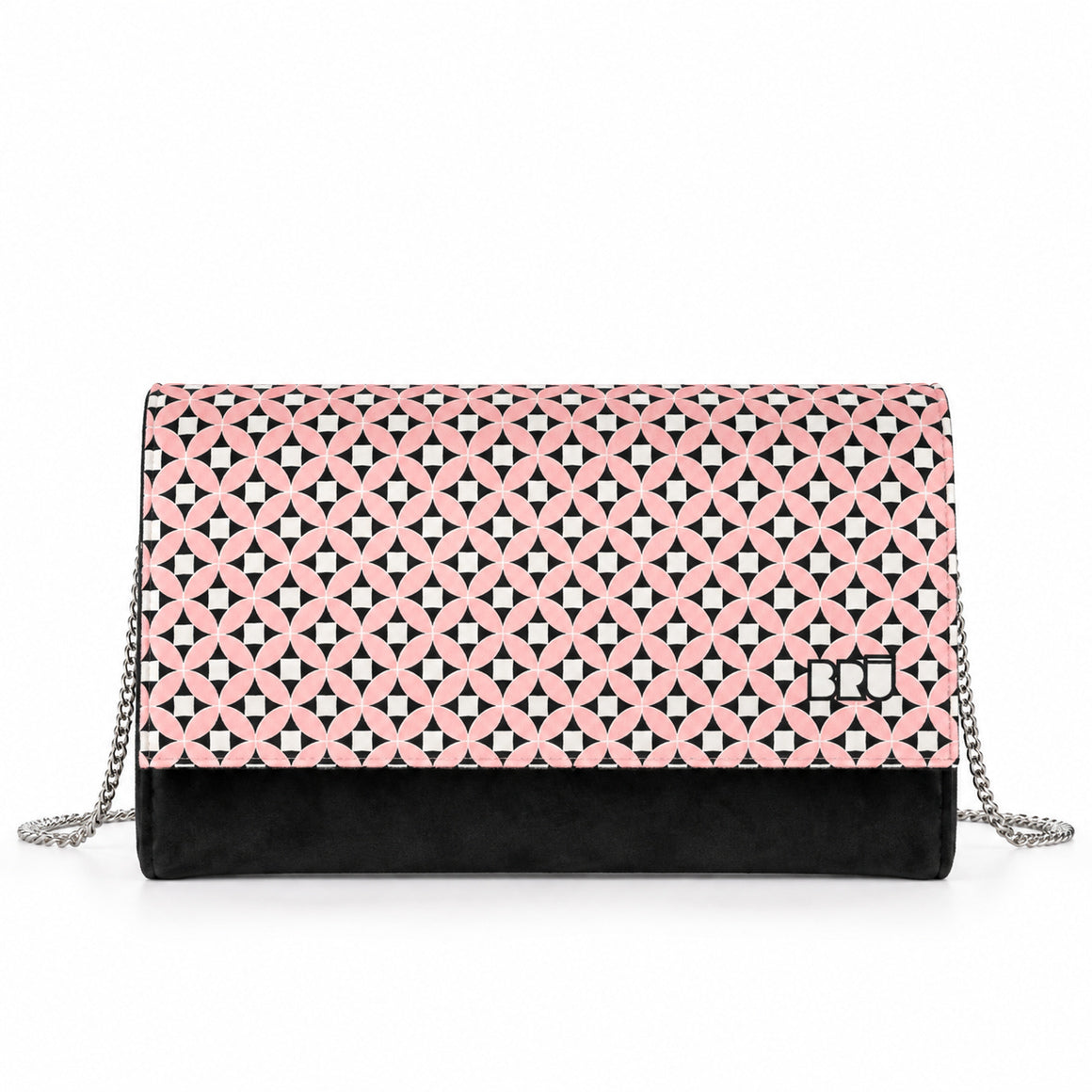 Borsa Muà | Black – Pink Floor – frontale
