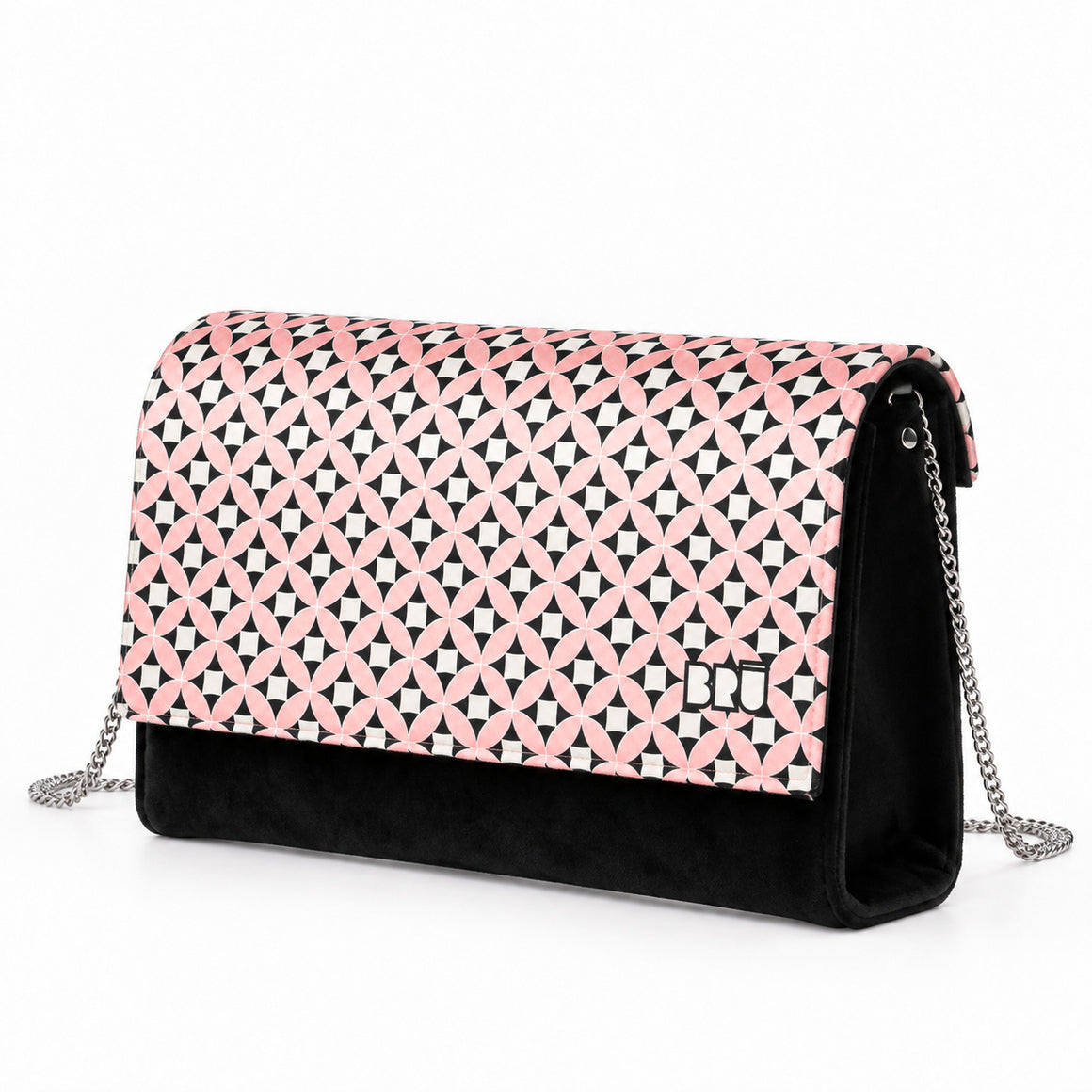 Borsa Muà | Black – Pink Floor – laterale