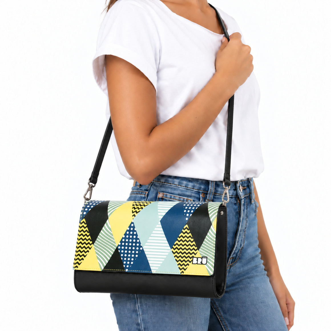 Borsa Muà | Black – Venice Edition Blue – indossata