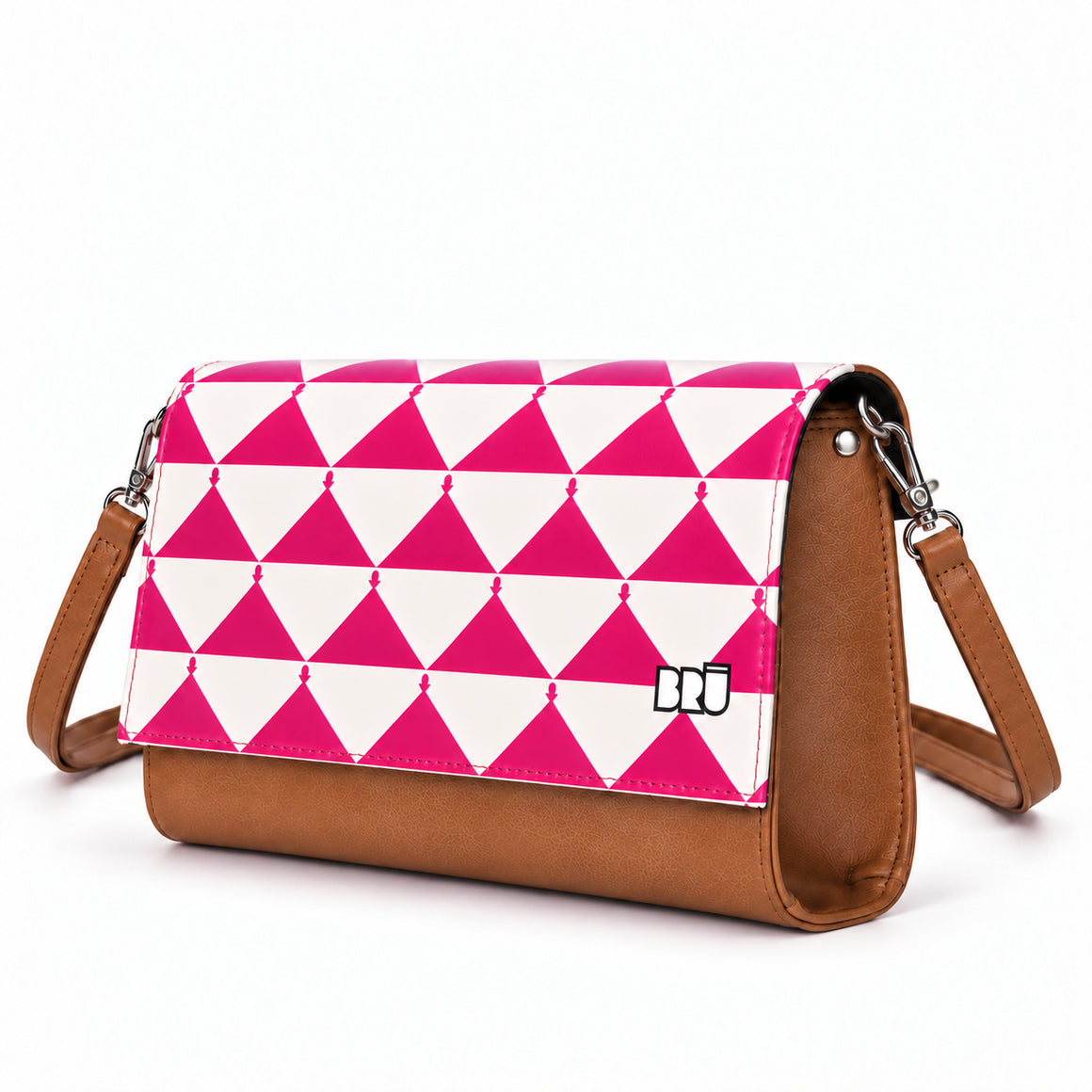 Borsa Muà | Brown – Apulia Edition Fuchsia – laterale