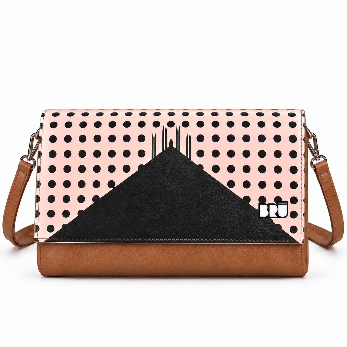 Borsa Muà | Brown – Milan Edition Pink – frontale