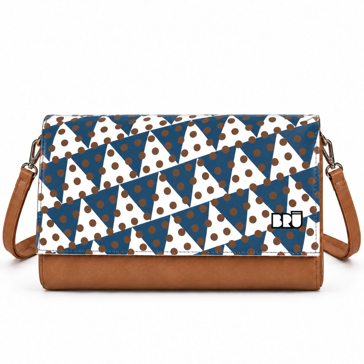 Borsa Muà | Brown – Naples Edition Blue – frontale