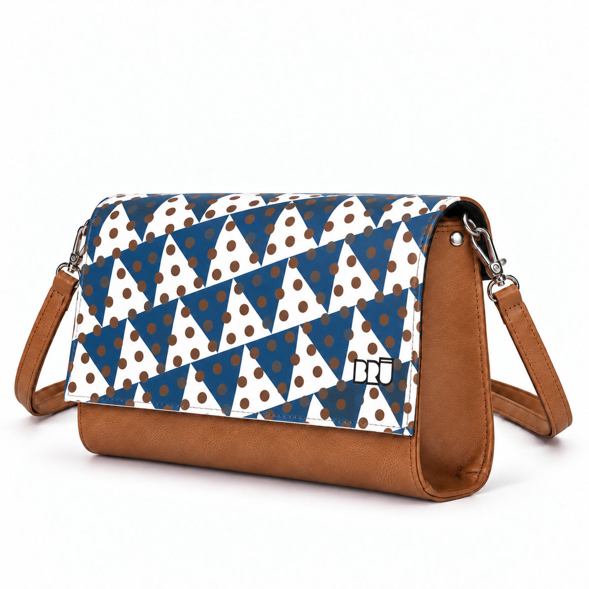 Borsa Muà | Brown – Naples Edition Blue – laterale