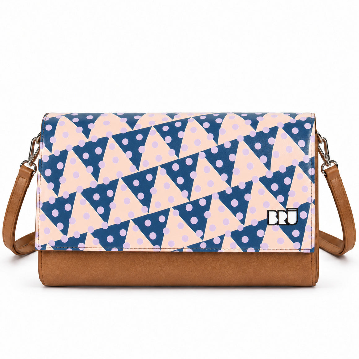 Borsa Muà | Brown – Naples Edition Pink – frontale