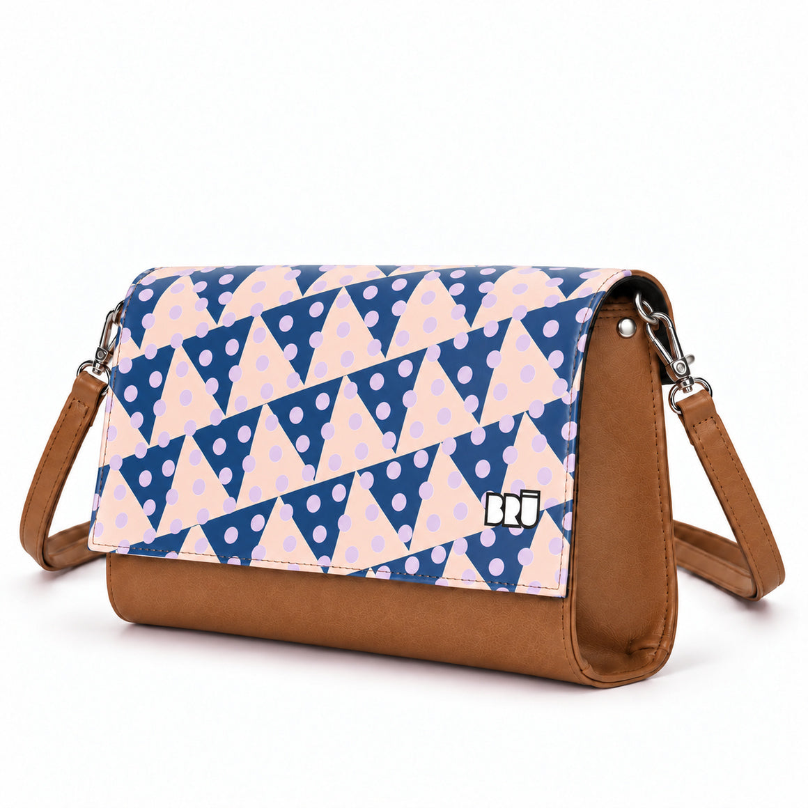 Borsa Muà | Brown – Naples Edition Pink – laterale
