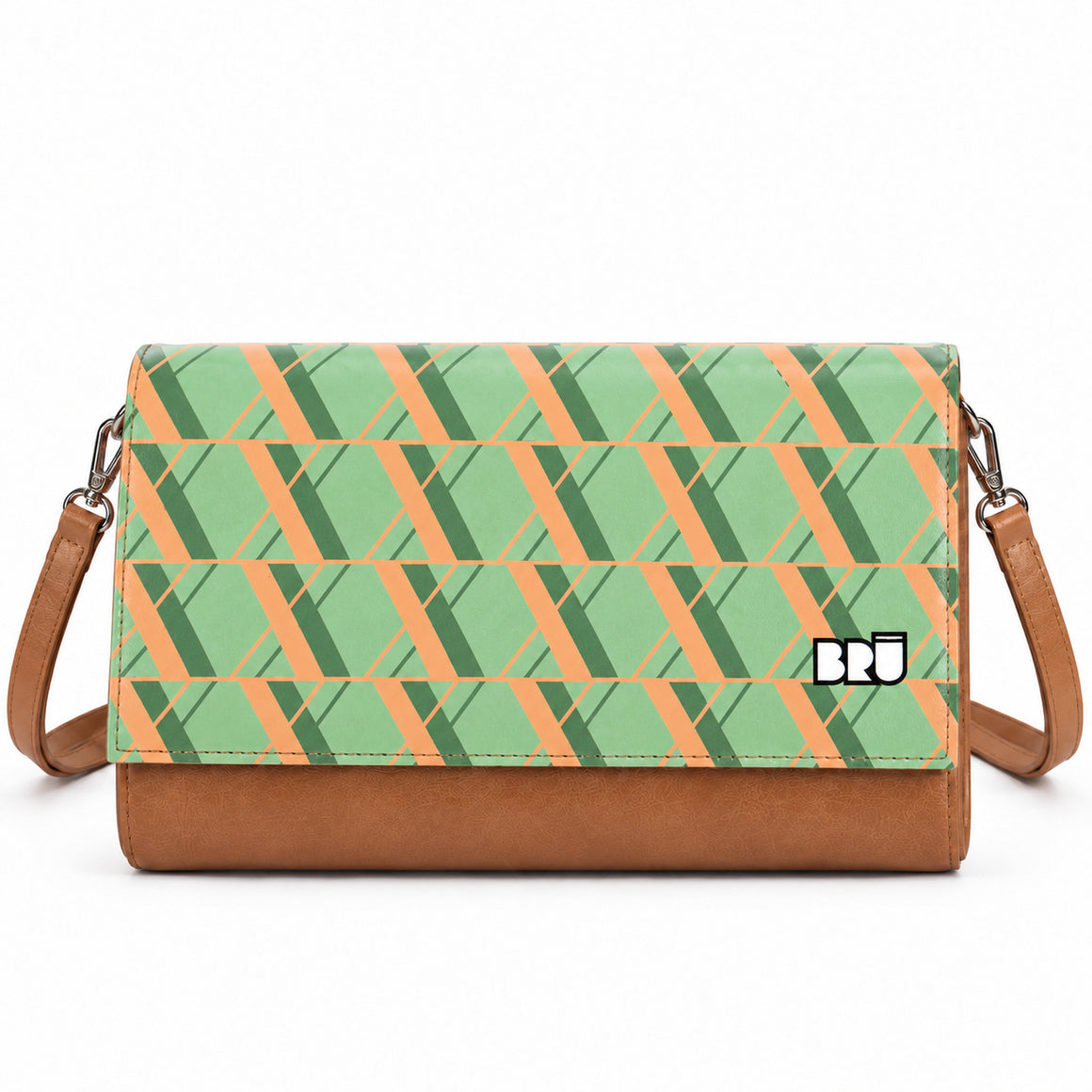 Borsa Muà | Brown – Rome Edition Green – frontale