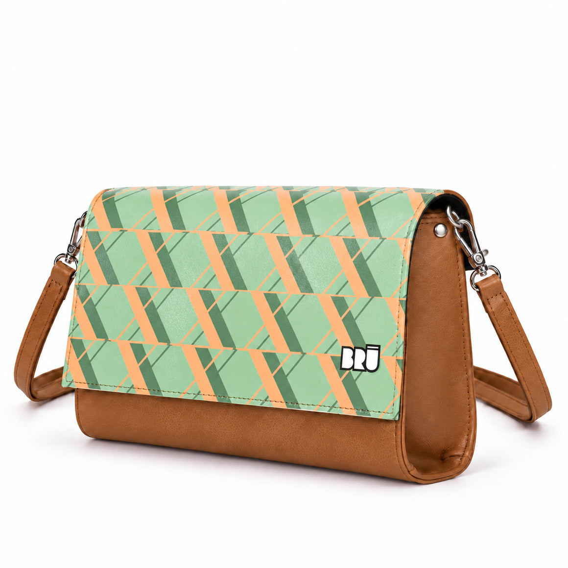 Borsa Muà | Brown – Rome Edition Green – laterale