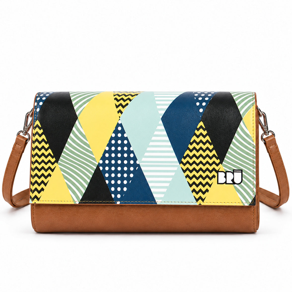 Borsa Muà | Brown – Venice Edition Blue – frontale