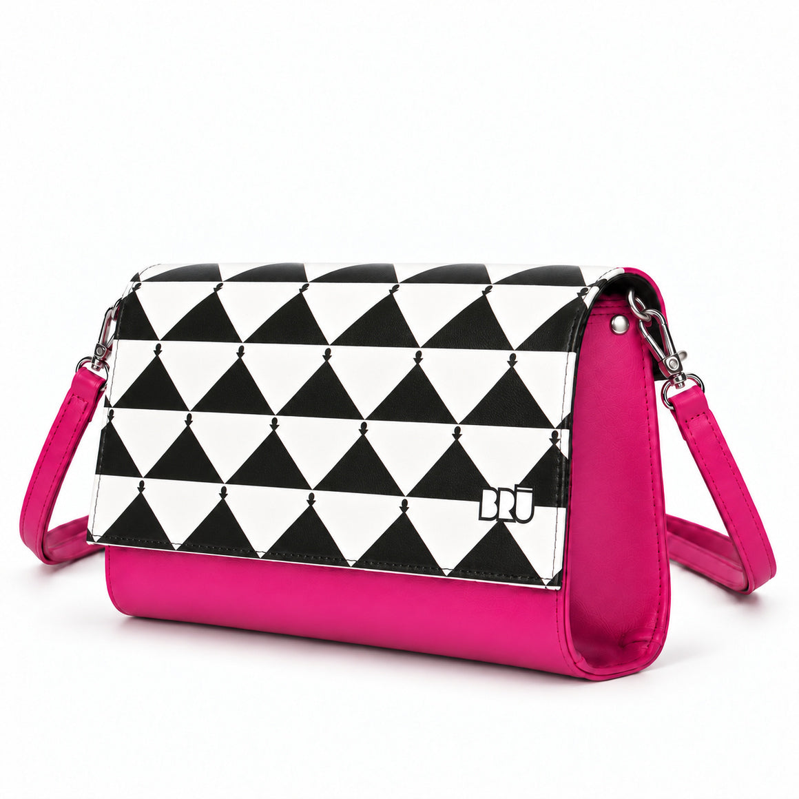 Borsa Muà | Fuchsia – Apulia Edition Black – laterale