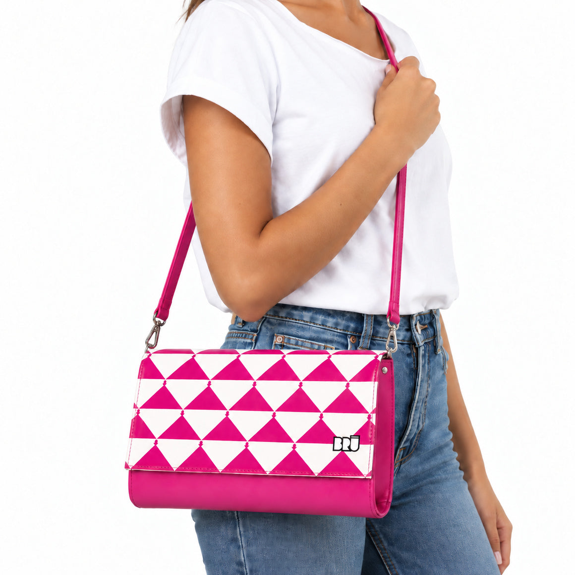 Borsa Muà | Fuchsia – Apulia Edition Fuchsia – indossata