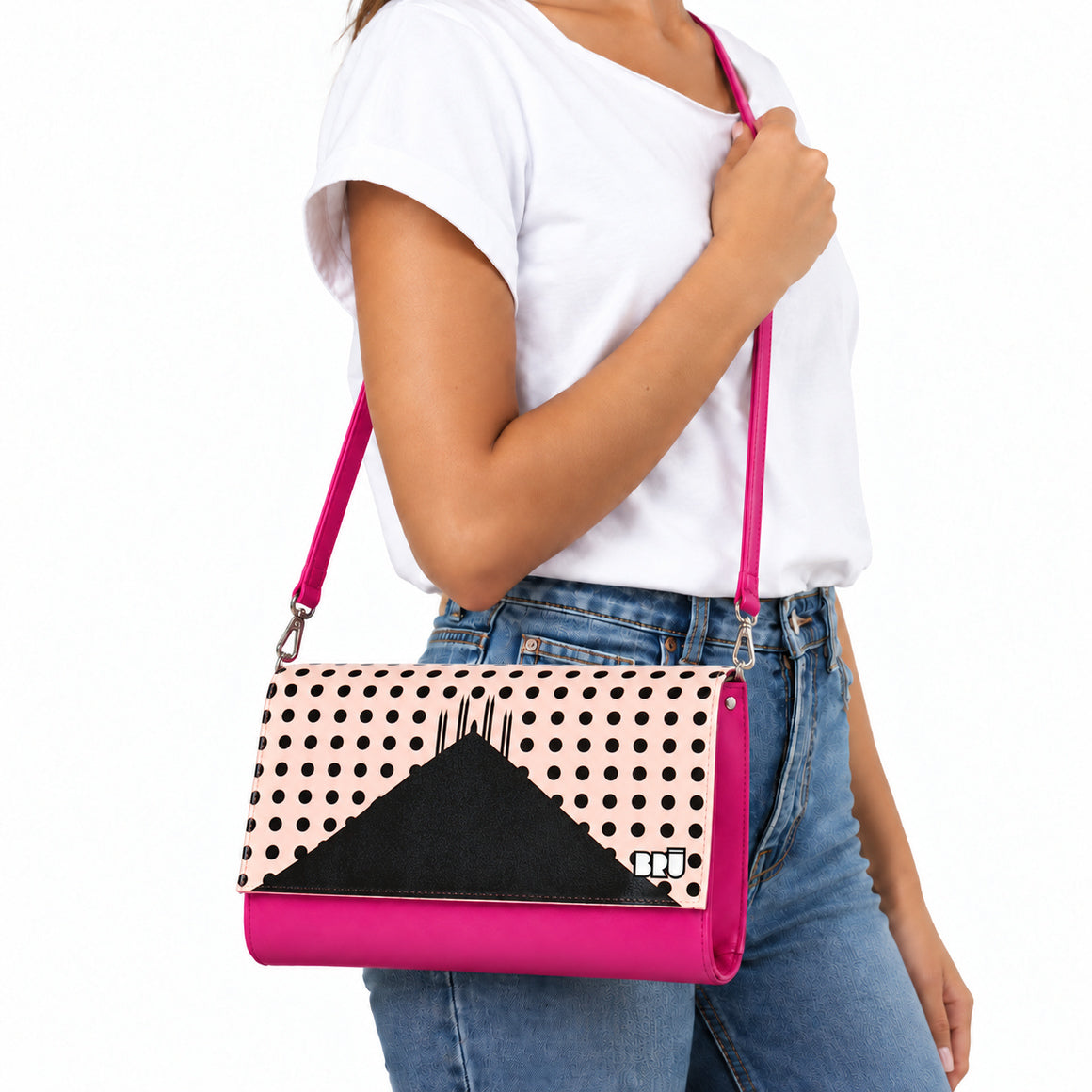 Borsa Muà | Fuchsia – Milan Edition Pink – indossata