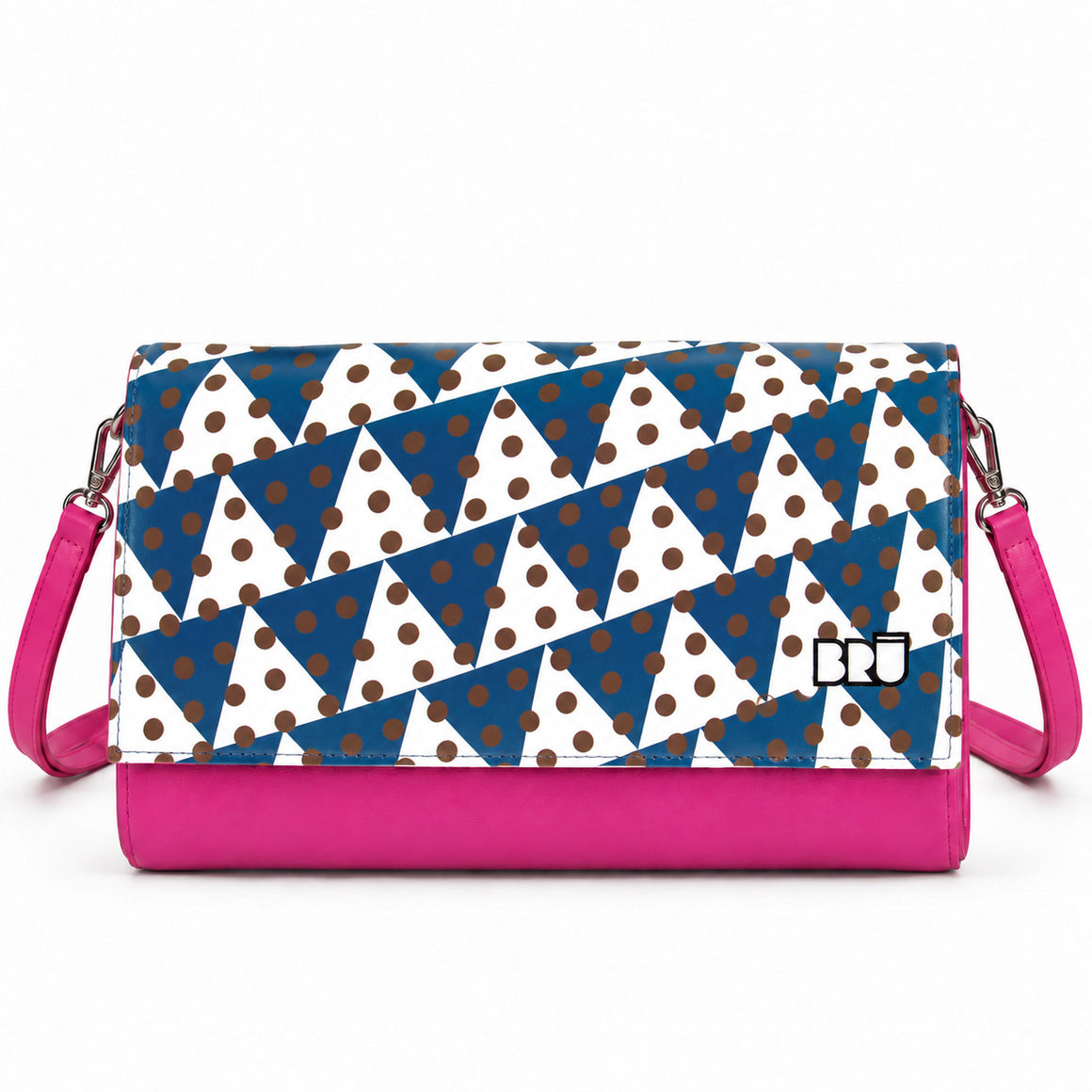 Borsa Muà | Fuchsia – Naples Edition Blue – frontale