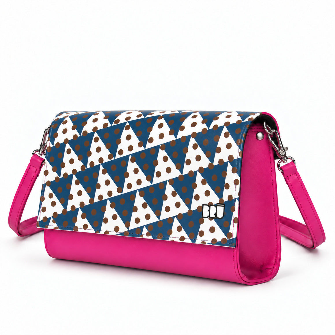 Borsa Muà | Fuchsia – Naples Edition Blue – laterale