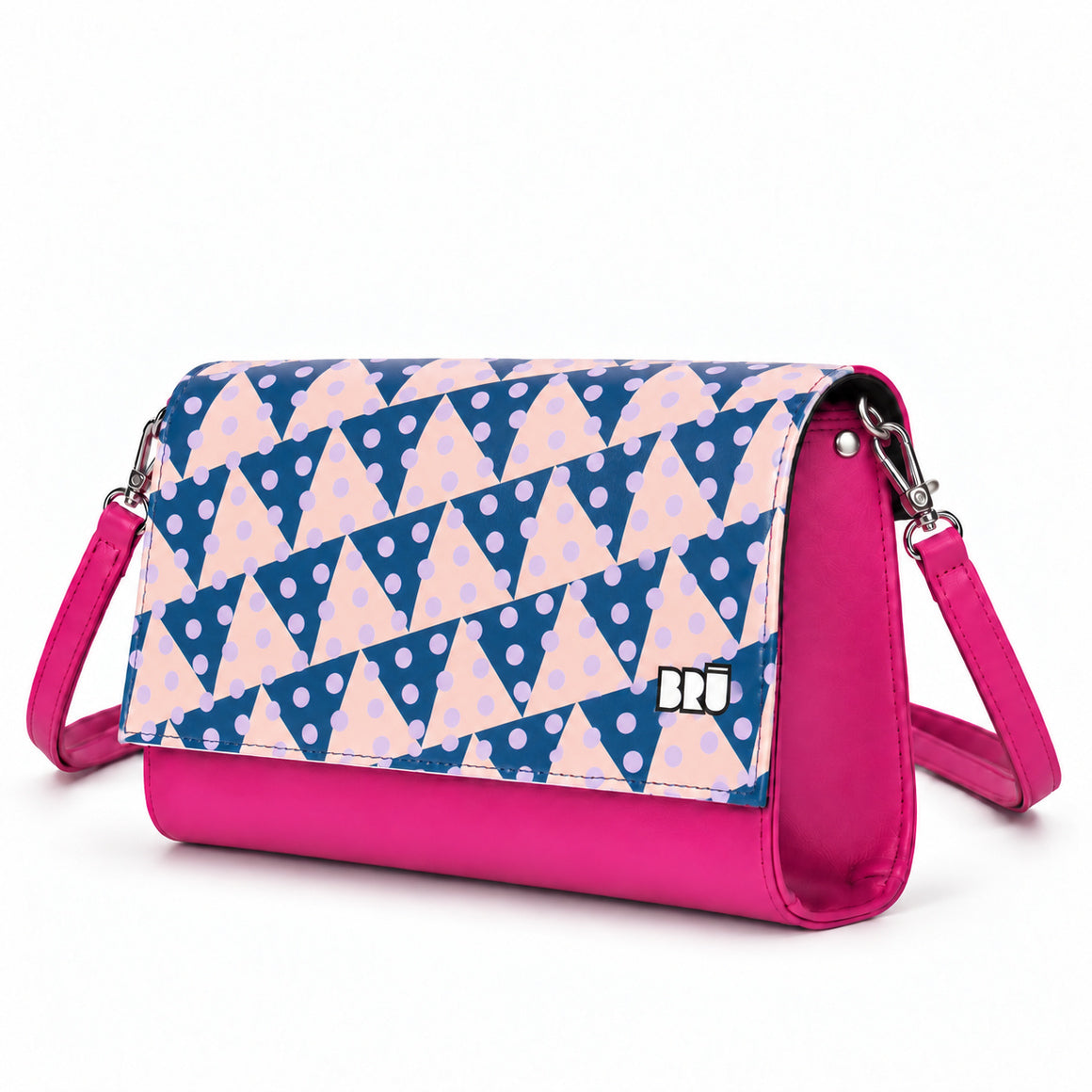 Borsa Muà | Fuchsia – Naples Edition Pink – laterale