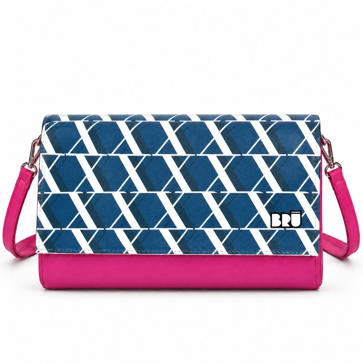 Borsa Muà | Fuchsia – Rome Edition Blue – frontale