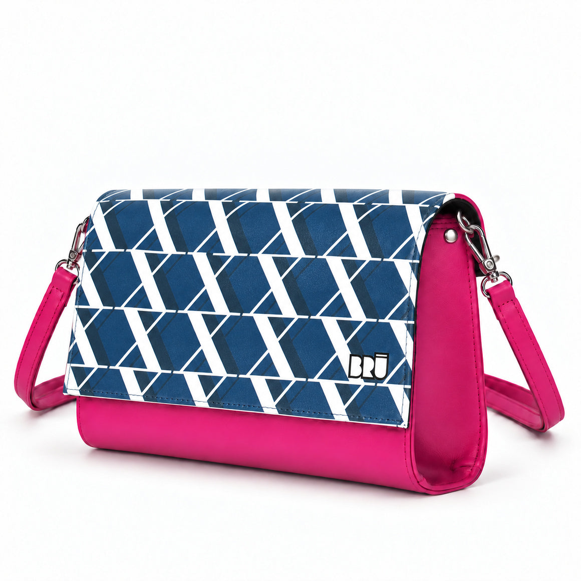 Borsa Muà | Fuchsia – Rome Edition Blue – laterale