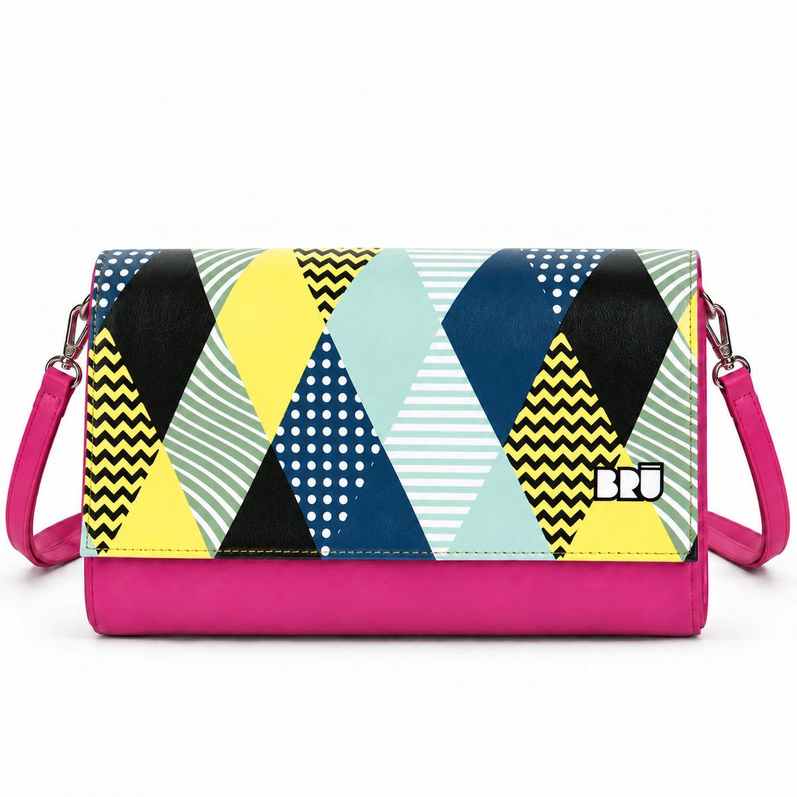 Borsa Muà | Fuchsia – Venice Edition Blue – frontale