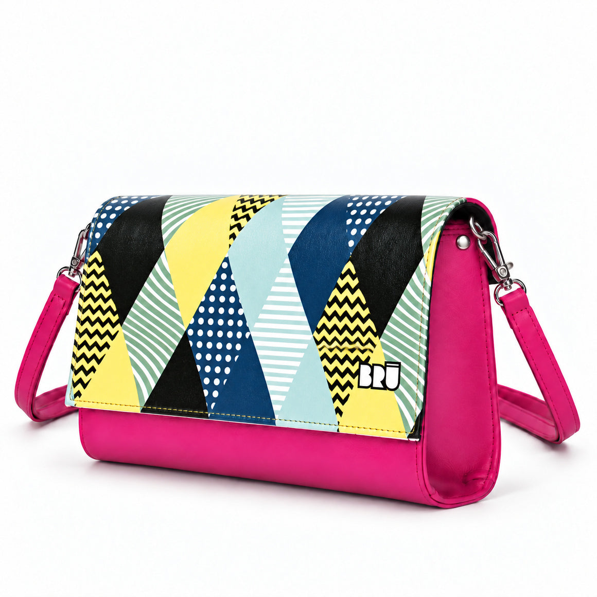 Borsa Muà | Fuchsia – Venice Edition Blue – laterale
