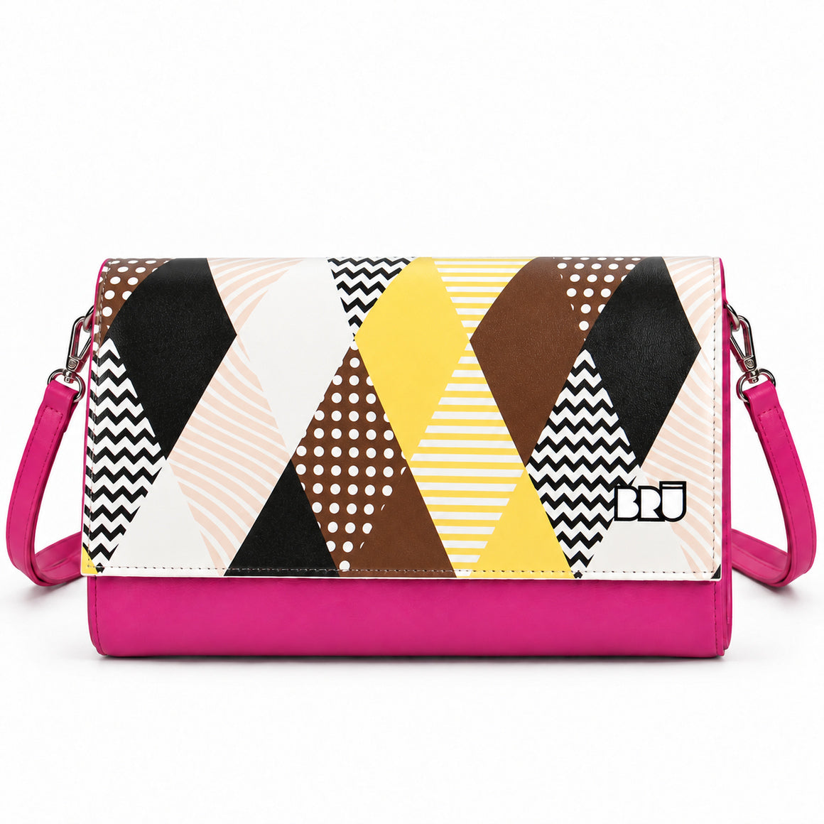 Borsa Muà | Fuchsia – Venice Edition Brown – frontale